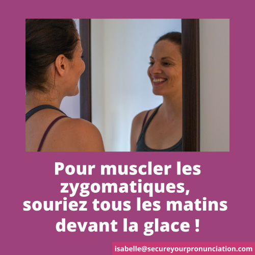 Pour muscler les zygomatiques, souriez tous les matins devant la glace