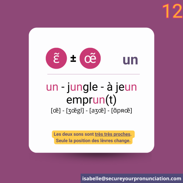 Prononciation française: Le son um en français