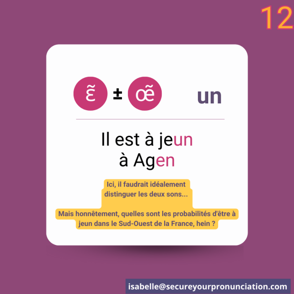 Prononciation française: Le son um en français